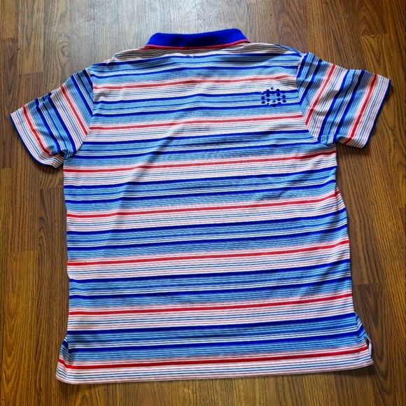 Puma Striped Performance Polo Shirt Men's XL Golf Casual  B39 - Picture 4 of 6